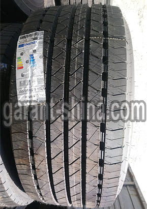 Goodyear KMax S Gen-2 (рулевая) 355/50 R22.5 156K 20PR HL - Фото реального протектора с этикеткой